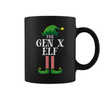Gen X Elf Matching Family Group Christmas Party Coffee Mug - Monsterry