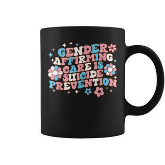 Gender Affirming Care Is Suicide Prevention Trans Rights Coffee Mug | Mazezy