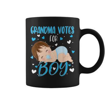 Gender Reveal Grandma Says Boy Baby Shower Family Surprise Coffee Mug | Mazezy