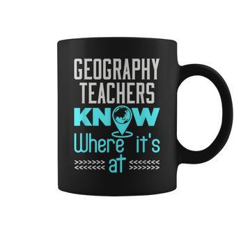 Geography Teacher Quote Appreciation Coffee Mug | Mazezy AU