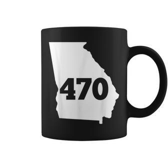 Georgia 470 Area Code Coffee Mug | Mazezy