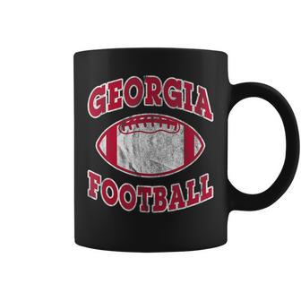 Georgia Football Vintage Distressed Coffee Mug | Mazezy AU