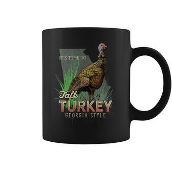 Georgia Turkey Hunting Time To Talk Turkey Coffee Mug | Mazezy