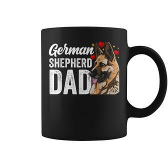 German Shepherd Dad Pet German Sheperd Cute Dog Lover Father Coffee Mug - Seseable