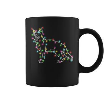 German Shepherd Dog Tree Christmas Sweater Xmas Dogs Coffee Mug - Thegiftio UK