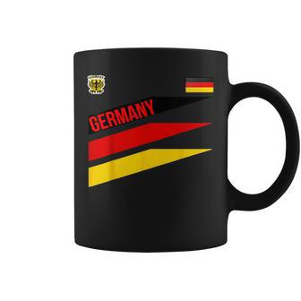 Germany -Jersey Flag-Soccer-Football T Coffee Mug | Mazezy