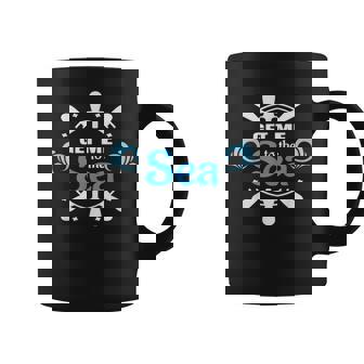 Get Me To The Sea Anchor Travel Ocean Water Wheel Vacation Coffee Mug | Mazezy
