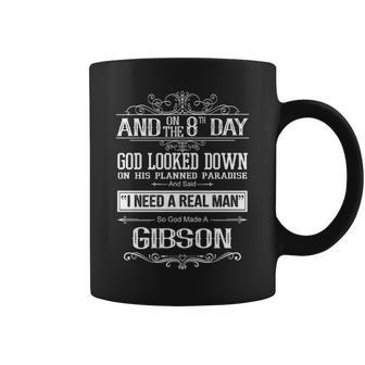 Gibson Name Gift So God Made A Gibson Coffee Mug - Seseable