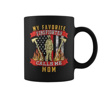 Gift For Mother Of Firefighter Mom Fire Department Pride Coffee Mug | Mazezy