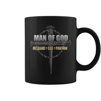Gift Of Fathers Day Man Of God Husband Dad Pawpaw Coffee Mug | Mazezy
