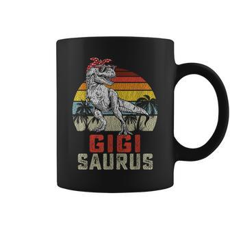 Gigisaurus T Rex Dinosaur Gigi Saurus Family Matching Coffee Mug - Seseable