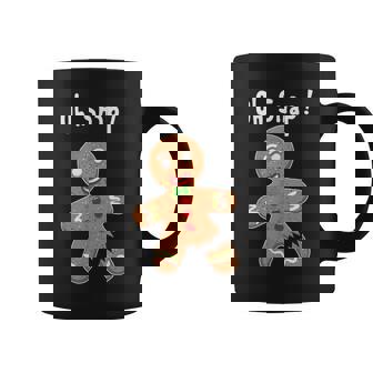 Gingerbread Man Oh Snap Christmas Cookie Costume Baking Team Short Sleeve Coffee Mug | Mazezy