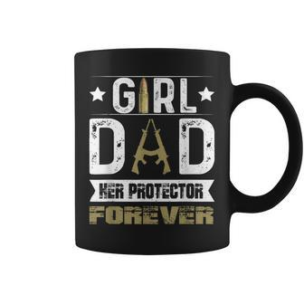 Girl Dad Her Protector Forever Father Day Men Women Coffee Mug | Mazezy UK