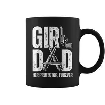 Girl Dad Her Solder Forever Proud Fathers Day Dad Of Girls Coffee Mug | Mazezy
