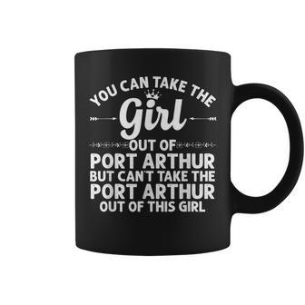 Girl Out Of Port Arthur Tx Texas Home Roots Usa Coffee Mug | Mazezy