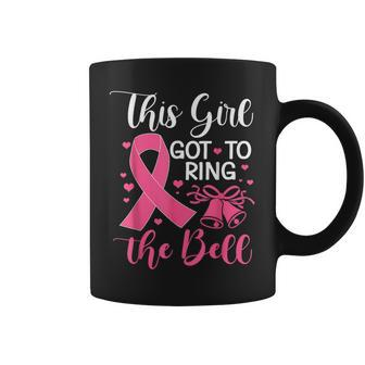 This Girl Got To Ring The Bell Chemo Grad Breast Cancer Coffee Mug - Monsterry