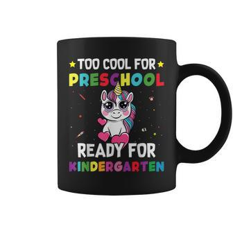 Girls Kindergarten First Day Of Kindergarten Unicorn Girls Coffee Mug - Seseable