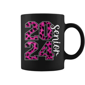 Girls Senior Class Of 2024 Leopard Print School Seniors 24 Coffee Mug | Mazezy