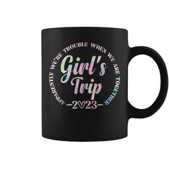 Girls Trip 2023 Apparently Are Trouble When We Are Together Coffee Mug - Seseable