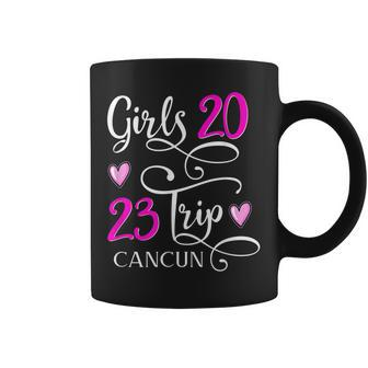 Girls Trip Cancun Mexico 2023 Vacation Matching Group Gift For Women Coffee Mug - Thegiftio UK