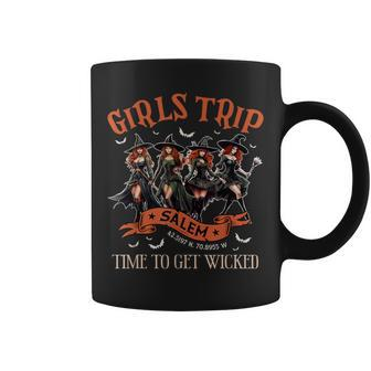Girls Trip Salem Time To Get Wicked Salem 1692 Halloween Coffee Mug | Mazezy