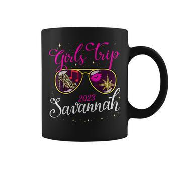 Girls Trip Savannah 2023 Girls Weekend Birthday Squad Coffee Mug - Monsterry AU