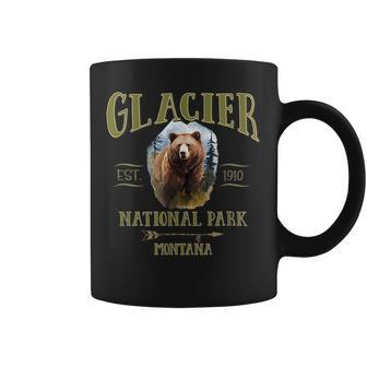 Glacier National Park Grizzly Bear Montana Usa Gifts For Bear Lovers Funny Gifts Coffee Mug | Mazezy