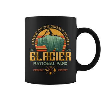 Glacier National Park Vintage Retro Coffee Mug - Thegiftio UK