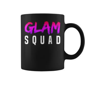 Glam Squad Funny I Love Glitter Makeup & Cheer Coffee Mug | Mazezy