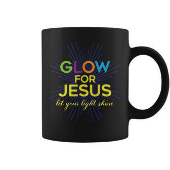 Glow For Jesus - Let Your Light Shine - Faith Apparel Faith Funny Gifts Coffee Mug | Mazezy