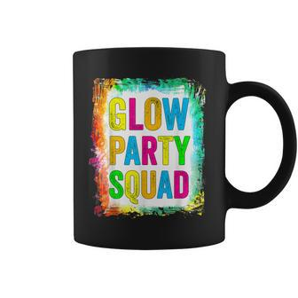 Glow Party Squad Paint Splatter Effect Glow Party Retro Coffee Mug | Mazezy