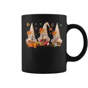 Gnomes Pumpkin Spice Coffee Latte Fall Autumn Thanksgiving Coffee Mug - Seseable