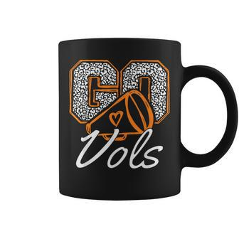 Go Chear Tennessee Orange Plaid Tn Lovers Coffee Mug - Seseable