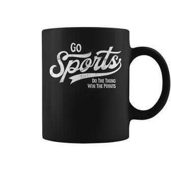Go Sports Do The Thing Win The Points Vintage Sports Coffee Mug - Monsterry
