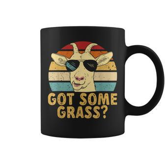 Goat Some Grass Funny Goat Farmer Coffee Mug - Seseable