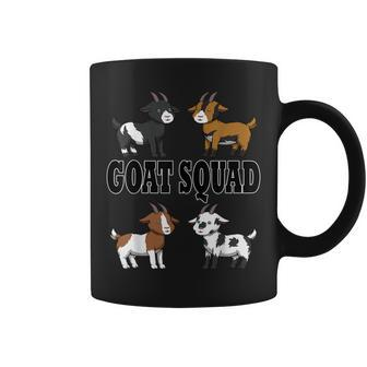 Goat Squad Ironic Saying Farm Animals Coffee Mug | Mazezy