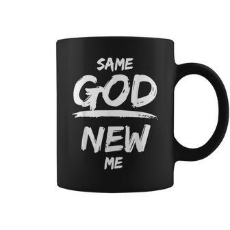 Same God New Me For Jesus Christian Coffee Mug