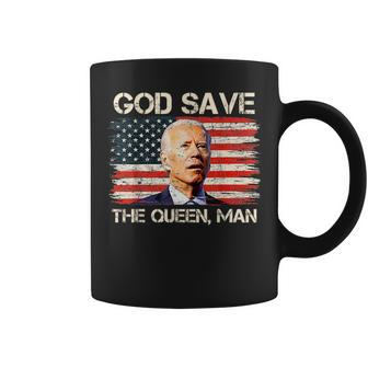 God Save The Queen Man Funny Joe Biden Coffee Mug - Monsterry