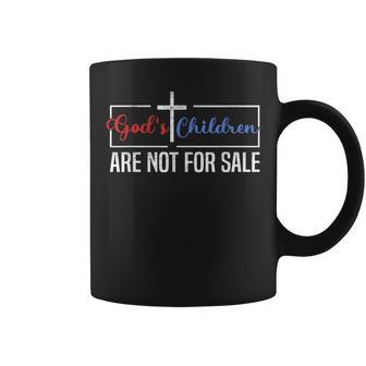 Gods Children Are Not For Sale Christian Coffee Mug | Mazezy