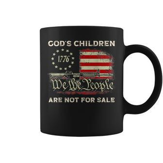 Gods Children Are Not For Sale Embracing Sound Of Freedom Freedom Funny Gifts Coffee Mug | Mazezy UK