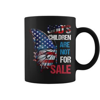 Gods Children Are Not For Sale Funny Political Political Funny Gifts Coffee Mug | Mazezy