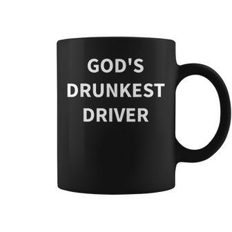Gods Drunkest Driver Coffee Mug - Seseable