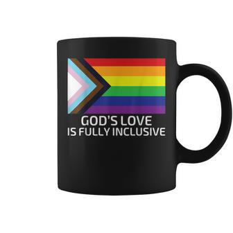 God's Love Is Fully Inclusive Lgbtqia Gay Pride Christian Coffee Mug | Mazezy