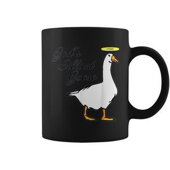 Gods Silliest Goose Fancy Funny Coffee Mug | Mazezy
