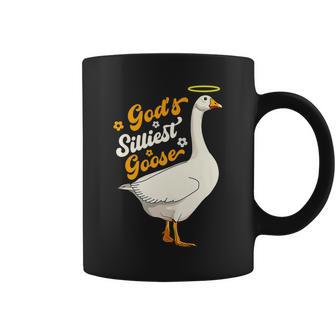 Gods Silliest Goose Funny Animal Goose Lovers Gift Coffee Mug | Mazezy