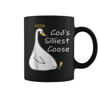 Gods Silliest Goose Funny Goose | Gods Silliest Goose Coffee Mug | Mazezy