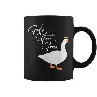 Gods Silliest Goose Geese Lovers Design For Farm Owners Coffee Mug | Mazezy DE