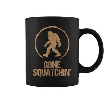 Gone Squatchin Bigfoot Hunter Gone Squatching Sasquatch Coffee Mug | Mazezy