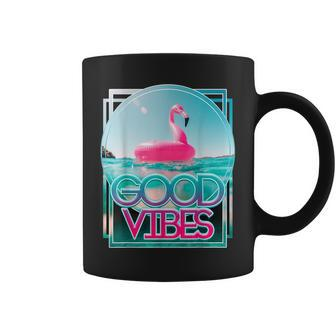 Good Vibes Good Vibes Only Edm Rave Flamingo Coffee Mug | Mazezy