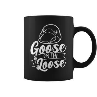 Goose On The Loose Geese Lover Animal Owner Coffee Mug | Mazezy